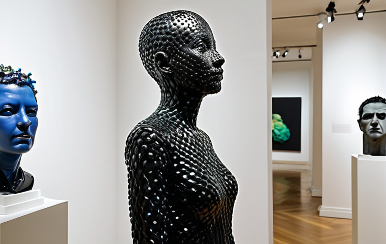 **
"A vibrant, upcycled art exhibition featuring sculptures made from repurposed plastics, displayed in a modern art gallery, fully clothed visitors admiring the art, environmental awareness theme, safe for work, appropriate content, professional photography, perfect anatomy, natural proportions, high quality, modest and family-friendly."
**