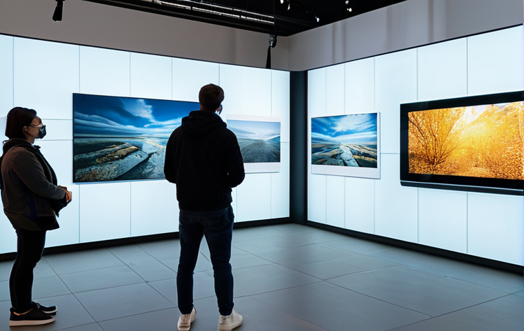 미술문화기획사의 고객 만족도 향상 방안 - Immersive Exhibition Space**
"A modern art exhibition showcasing interactive installations and stor...