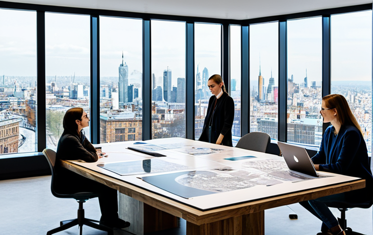 미술문화기획사의 효과적인 팀 빌딩 전략 - A vibrant, modern art studio filled with natural light. A diverse group of creative professionals, d... 미술문화기획사의 효과적인 팀 빌딩 전략 - A vibrant, modern art studio filled with natural light. A diverse group of creative professionals, d...